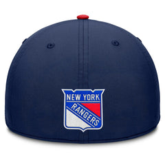 New York Rangers Fanatics Authentic Pro Rink Team Code Flex Hat - Navy/Red - NHL 202498972