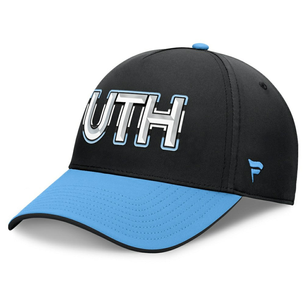 Utah Mammoth Fanatics Authentic Pro Rink Team Code Flex Hat - Black/Light Blue - NHL 202498973
