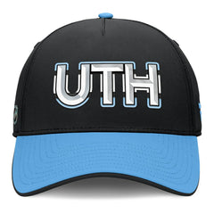 Utah Mammoth Fanatics Authentic Pro Rink Team Code Flex Hat - Black/Light Blue - NHL 202498973