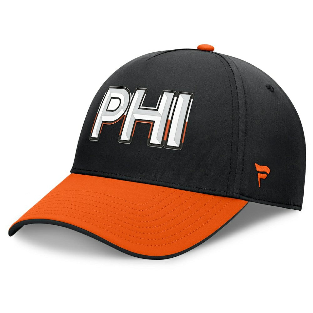 Philadelphia Flyers Fanatics Authentic Pro Rink Team Code Flex Hat - Black/Orange - NHL 202498975