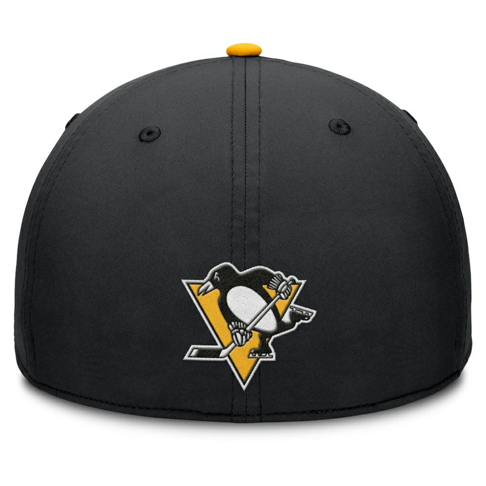 Pittsburgh Penguins Fanatics Authentic Pro Rink Team Code Flex Hat - Black/Gold - NHL 202498976