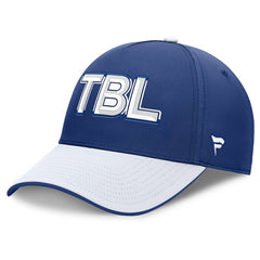 Tampa Bay Lightning Fanatics Authentic Pro Rink Team Code Flex Hat - Blue/White - NHL 202498980