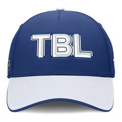 Tampa Bay Lightning Fanatics Authentic Pro Rink Team Code Flex Hat - Blue/White - NHL 202498980