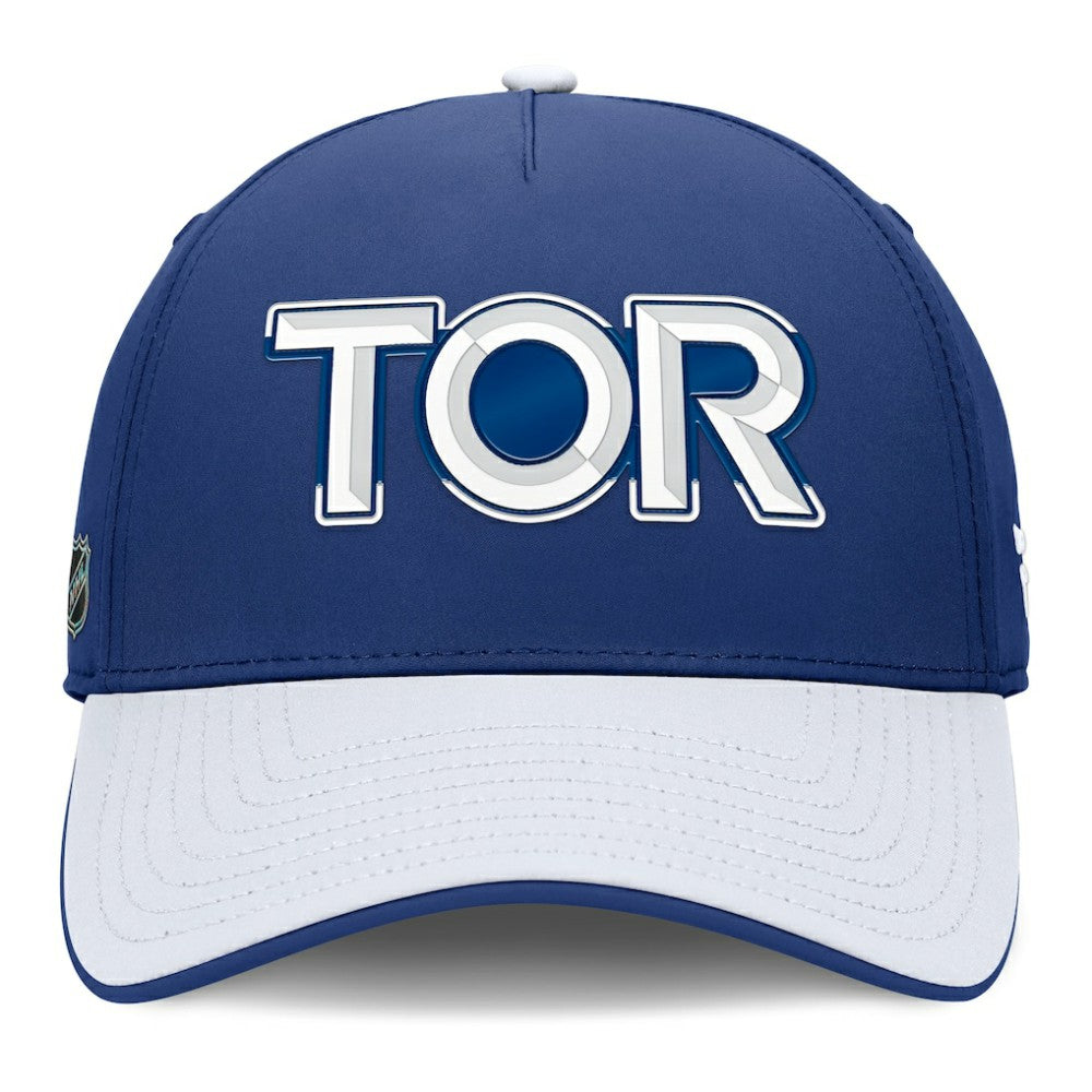 Toronto Maple Leafs Fanatics Authentic Pro Rink Team Code Flex Hat - Blue/White - NHL 202498981