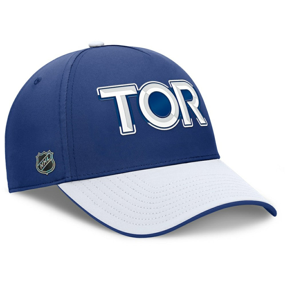Toronto Maple Leafs Fanatics Authentic Pro Rink Team Code Flex Hat - Blue/White - NHL 202498981