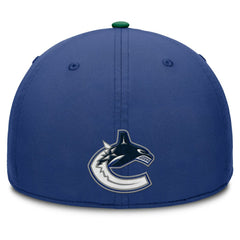 Vancouver Canucks Fanatics Authentic Pro Rink Team Code Flex Hat - Blue/Green - NHL 202498982