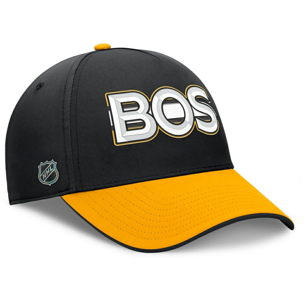 Boston Bruins Fanatics Authentic Pro Rink Team Code Flex Hat - Black/Gold - NHL 202498988