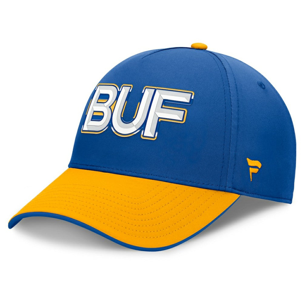 Buffalo Sabres Fanatics Authentic Pro Rink Team Code Flex Hat - Royal/Gold - NHL 202498989