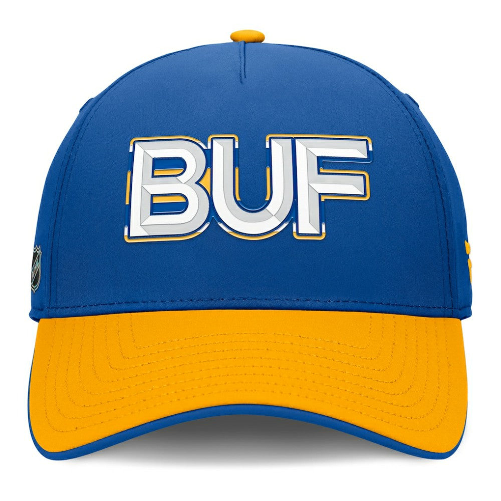 Buffalo Sabres Fanatics Authentic Pro Rink Team Code Flex Hat - Royal/Gold - NHL 202498989