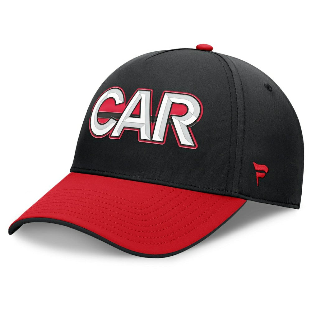 Carolina Hurricanes Fanatics Authentic Pro Rink Team Code Flex Hat - Black/Red - NHL 202498990