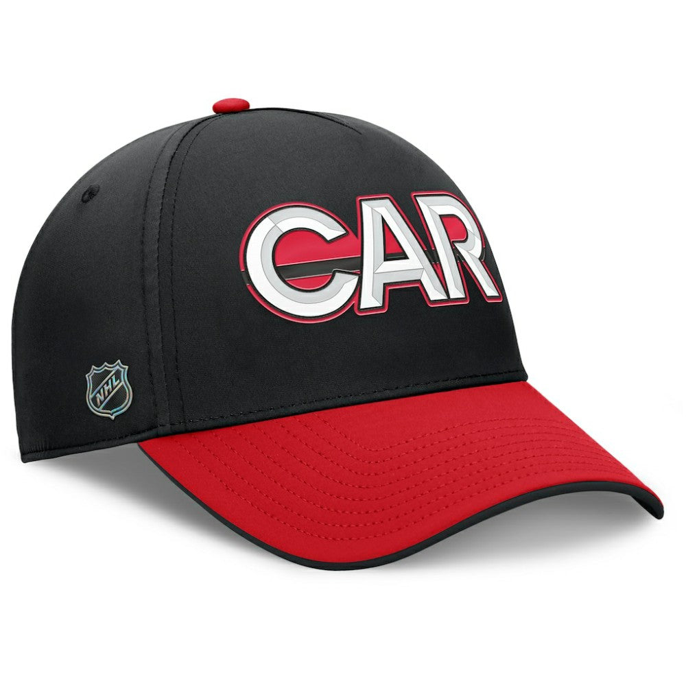 Carolina Hurricanes Fanatics Authentic Pro Rink Team Code Flex Hat - Black/Red - NHL 202498990