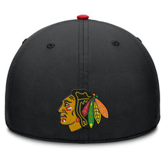 Chicago Blackhawks Fanatics Authentic Pro Rink Team Code Flex Hat - Black/Red - NHL 202498991