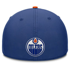 Edmonton Oilers Fanatics Authentic Pro Rink Team Code Flex Hat - Royal/Orange - NHL 202498992