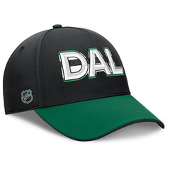 Dallas Stars Fanatics Authentic Pro Rink Team Code Flex Hat - Black/Kelly Green - NHL 202498994