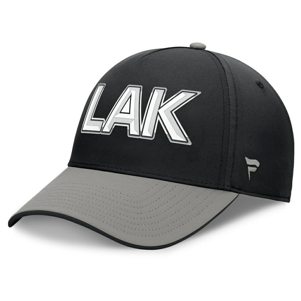 Los Angeles Kings Fanatics Authentic Pro Rink Team Code Flex Hat - Black/Gray - NHL 202498996