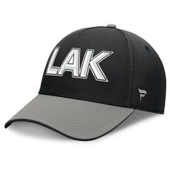Los Angeles Kings Fanatics Authentic Pro Rink Team Code Flex Hat - Black/Gray - NHL 202498996