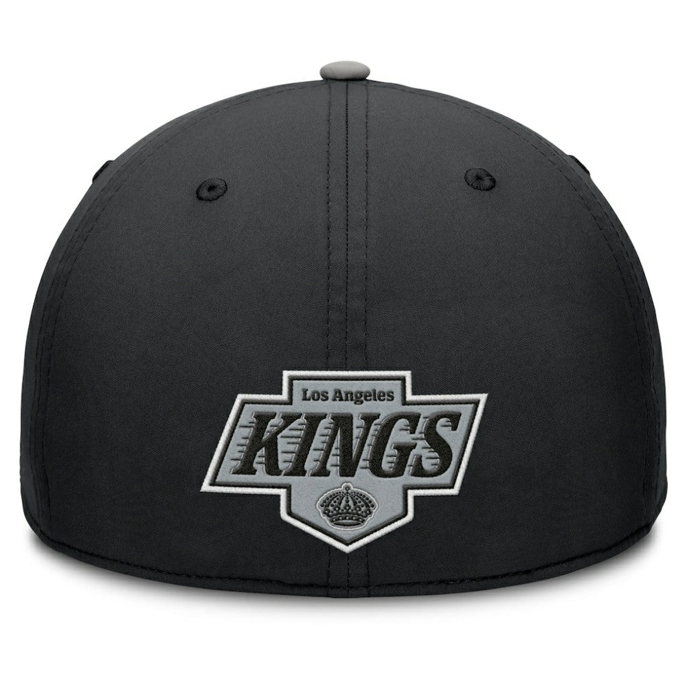 Los Angeles Kings Fanatics Authentic Pro Rink Team Code Flex Hat - Black/Gray - NHL 202498996