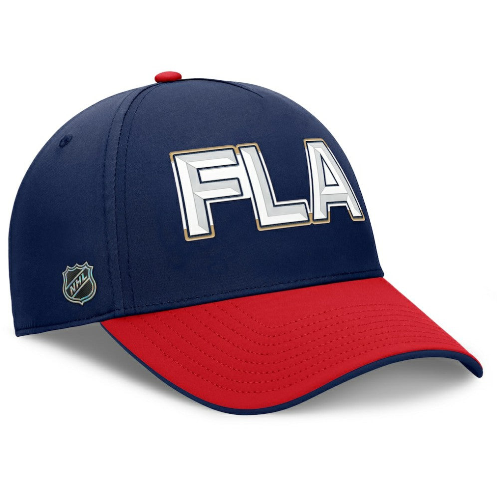Florida Panthers Fanatics Authentic Pro Rink Team Code Flex Hat - Navy/Red - NHL 202498997