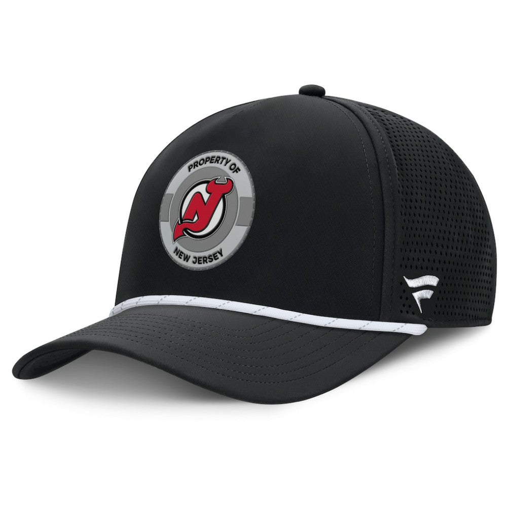 New Jersey Devils Fanatics Authentic Pro Rink Adjustable Hat - Black - NHL 202499032