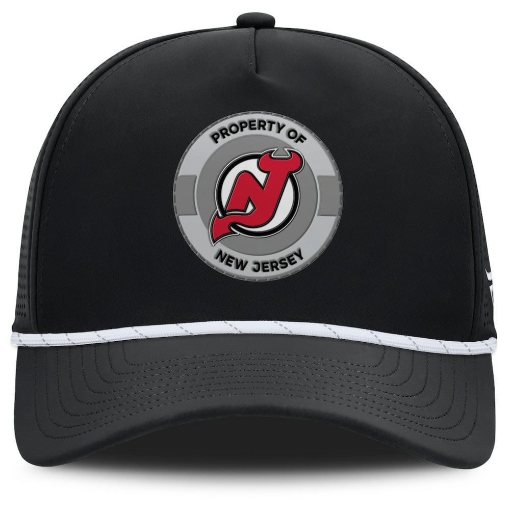 New Jersey Devils Fanatics Authentic Pro Rink Adjustable Hat - Black - NHL 202499032
