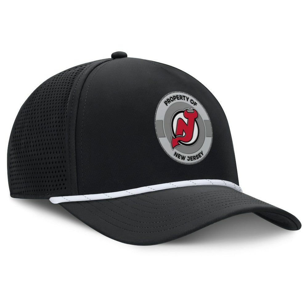 New Jersey Devils Fanatics Authentic Pro Rink Adjustable Hat - Black - NHL 202499032