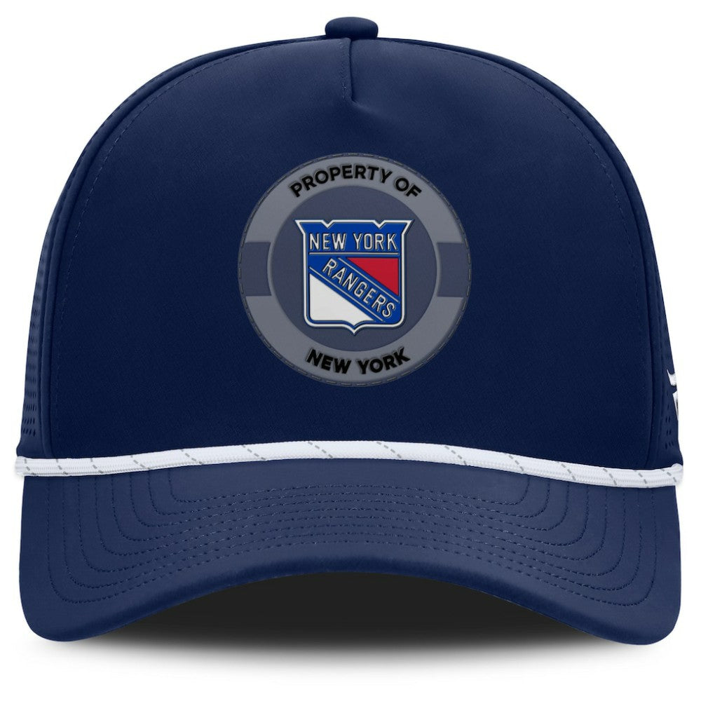 New York Rangers Fanatics Authentic Pro Rink Adjustable Hat - Navy - NHL 202499033