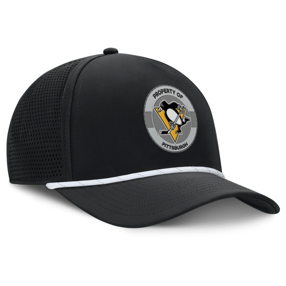 Pittsburgh Penguins Fanatics Authentic Pro Rink Adjustable Hat - Black - NHL 202499036