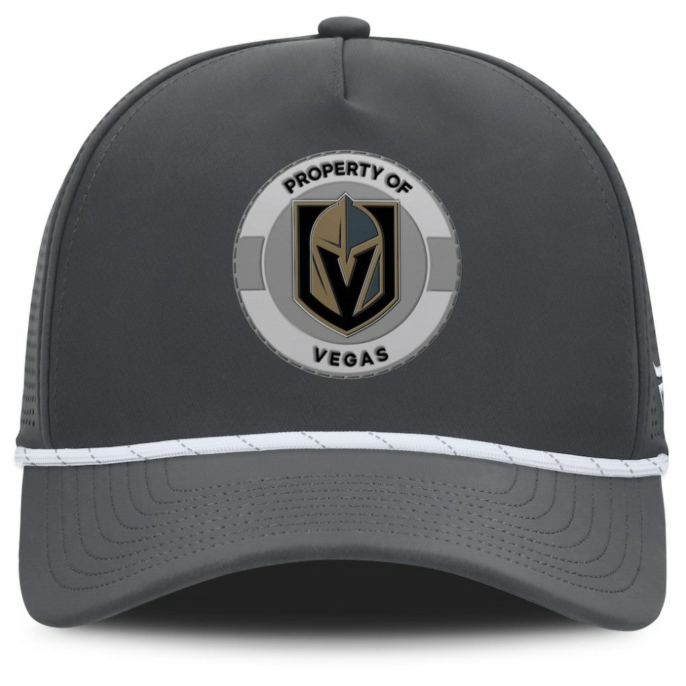 Vegas Golden Knights Fanatics Authentic Pro Rink Adjustable Hat - Charcoal - NHL 202499041