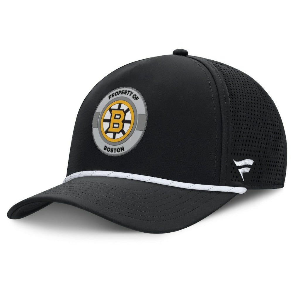 Boston Bruins Fanatics Authentic Pro Rink Adjustable Hat - Black - NHL 202499042