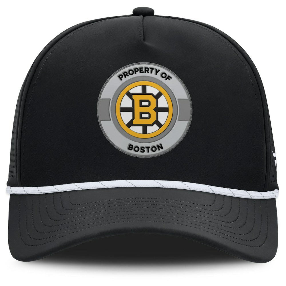 Boston Bruins Fanatics Authentic Pro Rink Adjustable Hat - Black - NHL 202499042