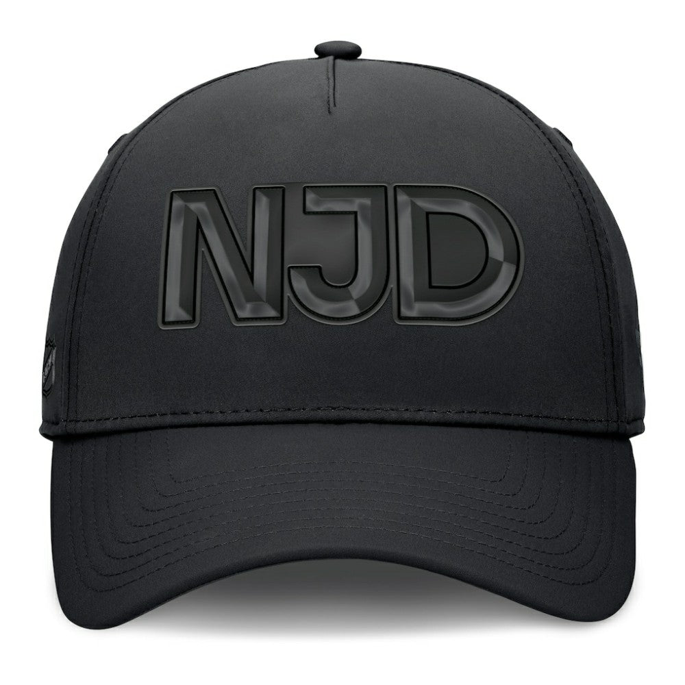 New Jersey Devils Fanatics Authentic Pro Road Team Code Flex Hat - Black - NHL 202499085