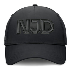 New Jersey Devils Fanatics Authentic Pro Road Team Code Flex Hat - Black - NHL 202499085