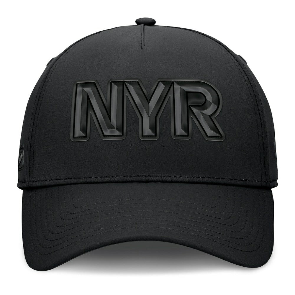 New York Rangers Fanatics Authentic Pro Road Team Code Flex Hat - Black - NHL 202499087