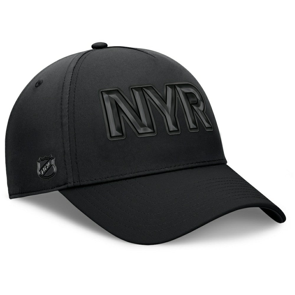 New York Rangers Fanatics Authentic Pro Road Team Code Flex Hat - Black - NHL 202499087