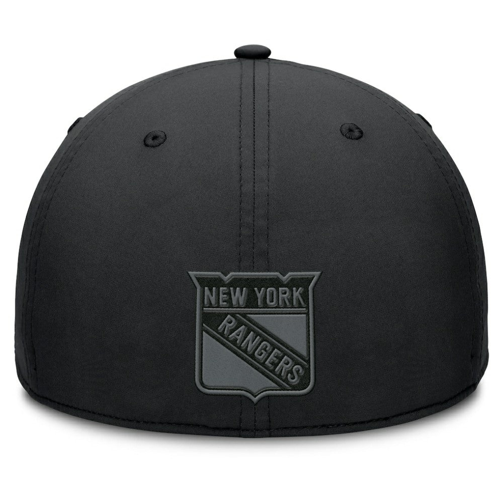 New York Rangers Fanatics Authentic Pro Road Team Code Flex Hat - Black - NHL 202499087