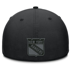 New York Rangers Fanatics Authentic Pro Road Team Code Flex Hat - Black - NHL 202499087