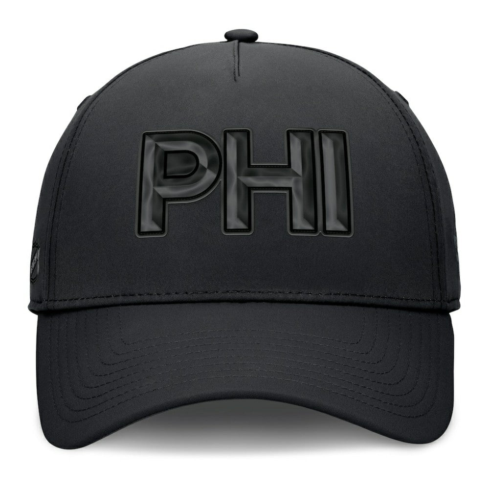 Philadelphia Flyers Fanatics Authentic Pro Road Team Code Flex Hat - Black - NHL 202499089