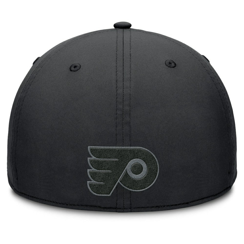 Philadelphia Flyers Fanatics Authentic Pro Road Team Code Flex Hat - Black - NHL 202499089