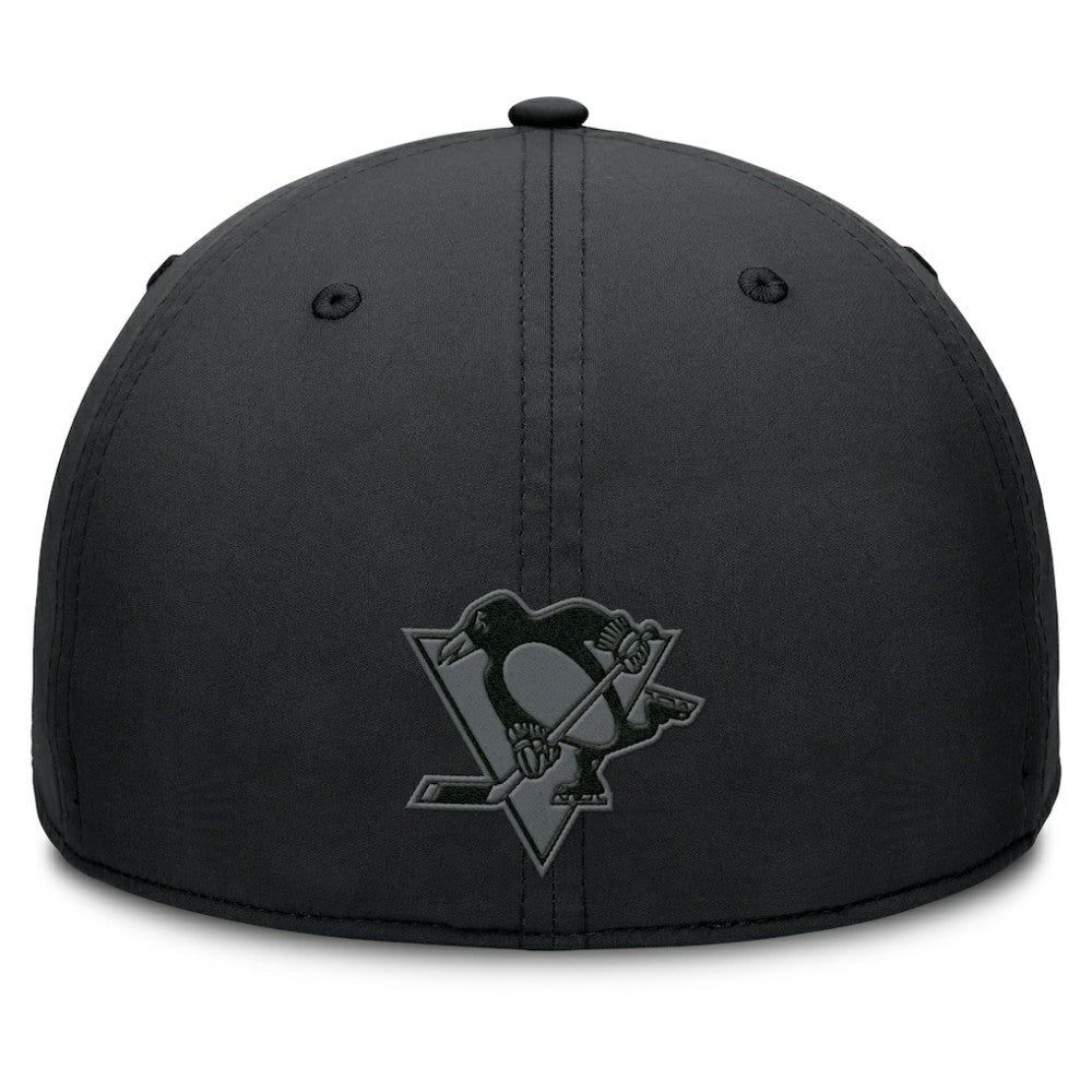 Pittsburgh Penguins Fanatics Authentic Pro Road Team Code Flex Hat - Black - NHL 202499090