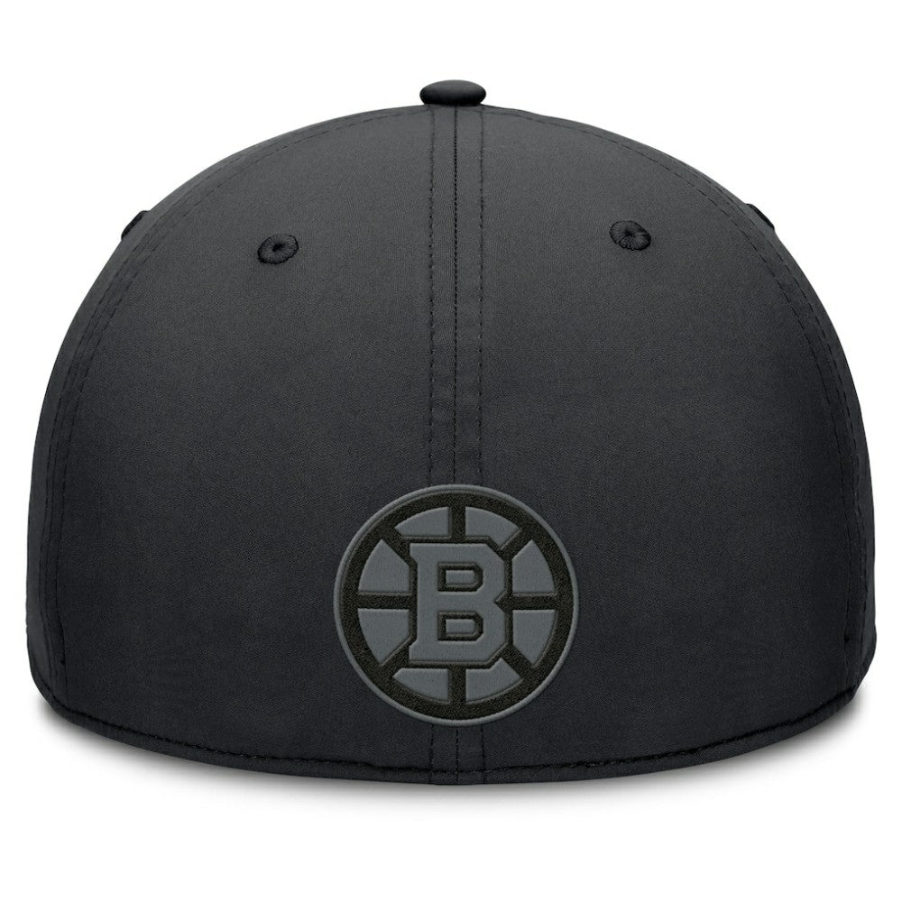 Boston Bruins Fanatics Authentic Pro Road Team Code Flex Hat - Black - NHL 202499101