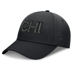 Chicago Blackhawks Fanatics Authentic Pro Road Team Code Flex Hat - Black - NHL 202499105