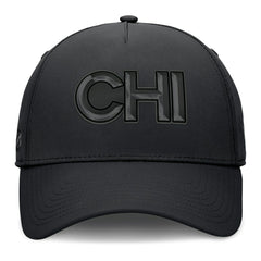 Chicago Blackhawks Fanatics Authentic Pro Road Team Code Flex Hat - Black - NHL 202499105