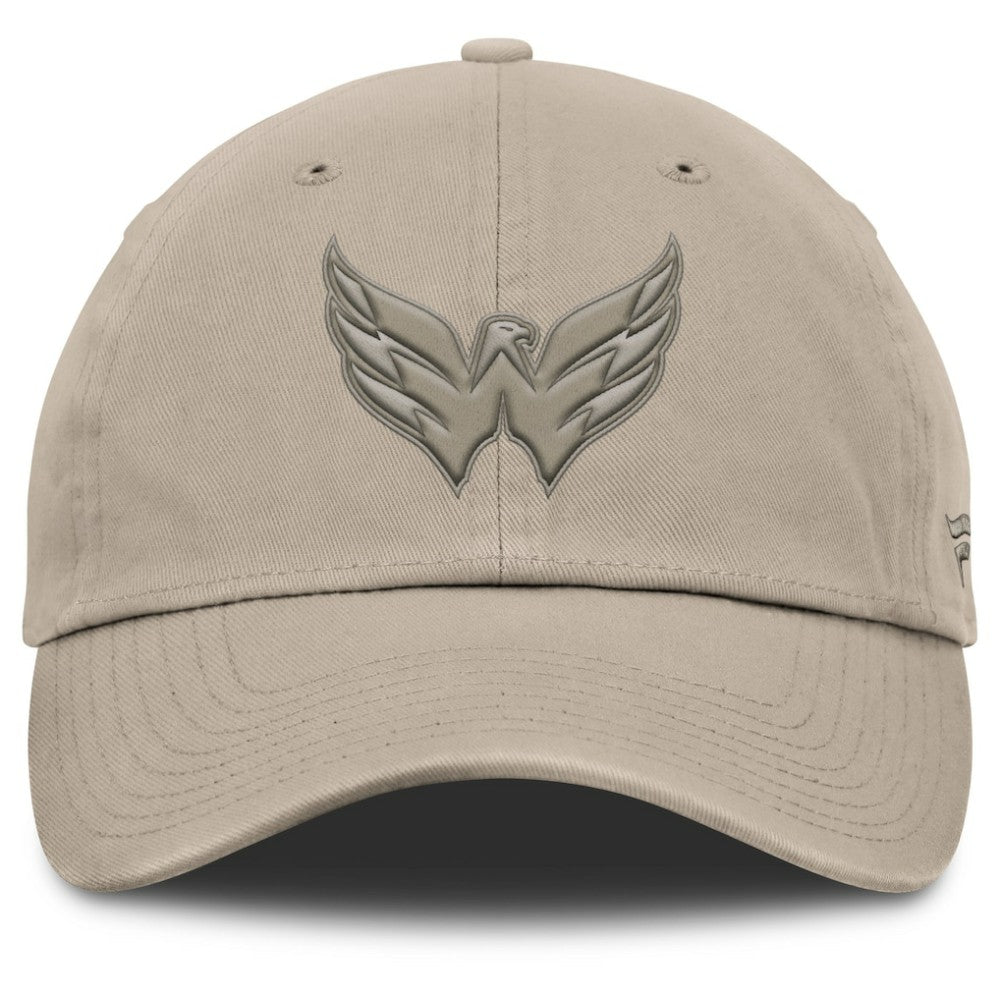 Washington Capitals Fanatics Authentic Pro Road Adjustable Hat - Tan - NHL 202499128