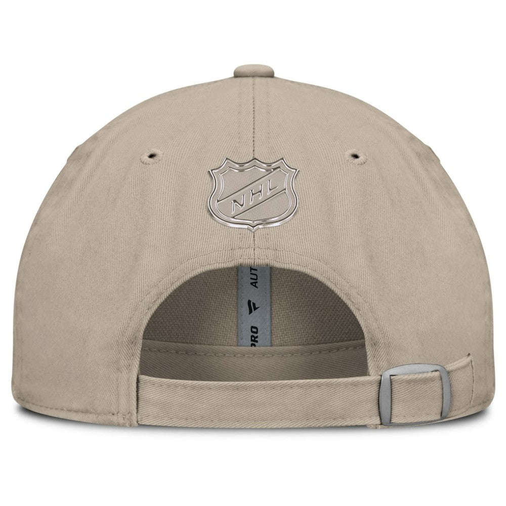 Washington Capitals Fanatics Authentic Pro Road Adjustable Hat - Tan - NHL 202499128