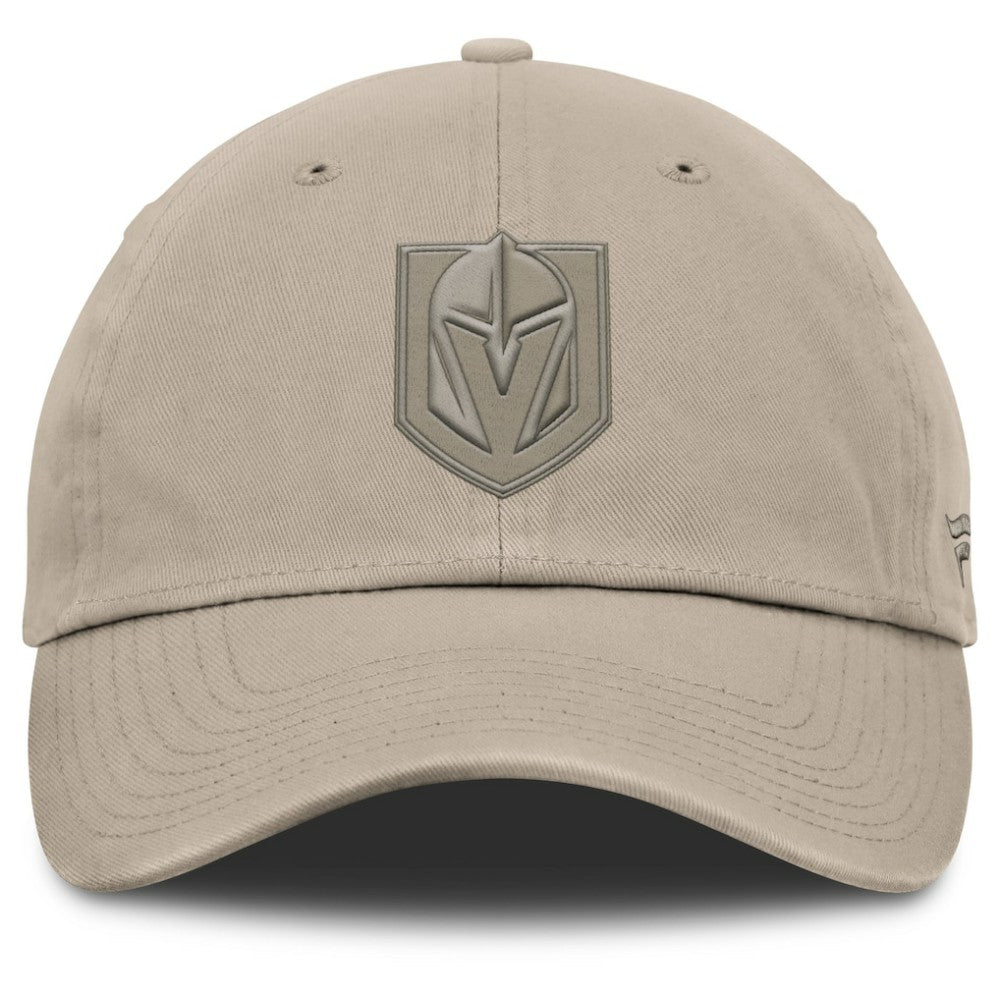 Vegas Golden Knights Fanatics Authentic Pro Road Adjustable Hat - Tan - NHL 202499137
