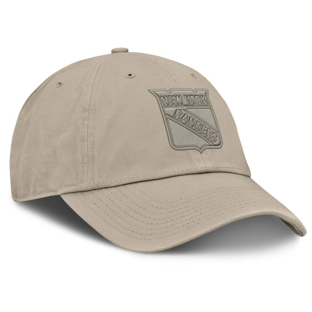 New York Rangers Fanatics Authentic Pro Road Adjustable Hat - Tan - NHL 202499138