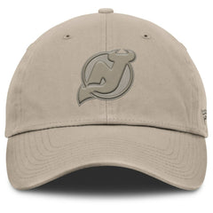 New Jersey Devils Fanatics Authentic Pro Road Adjustable Hat - Tan - NHL 202499139