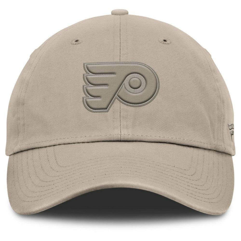 Philadelphia Flyers Fanatics Authentic Pro Road Adjustable Hat - Tan - NHL 202499141