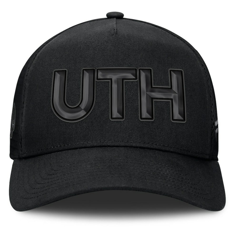 Utah Mammoth Fanatics Authentic Pro Road Team Code Trucker Adjustable Hat - Black - NHL 202499165