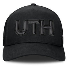 Utah Mammoth Fanatics Authentic Pro Road Team Code Trucker Adjustable Hat - Black - NHL 202499165